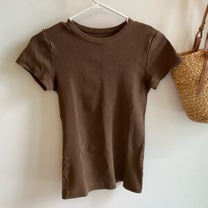 Djerf Avenue brown tee